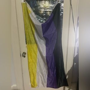 Full size non binary flag